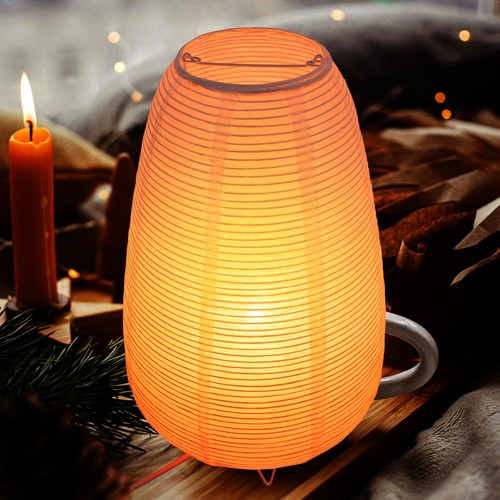 Reispapierlampen Tischlampe Schreibtischlampe Aus Papierlaterne - Bild 7 von 12