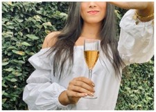 champagne flutes plastic Prosecco Flutes Wine Glasses Premium 15cl Set Of 4