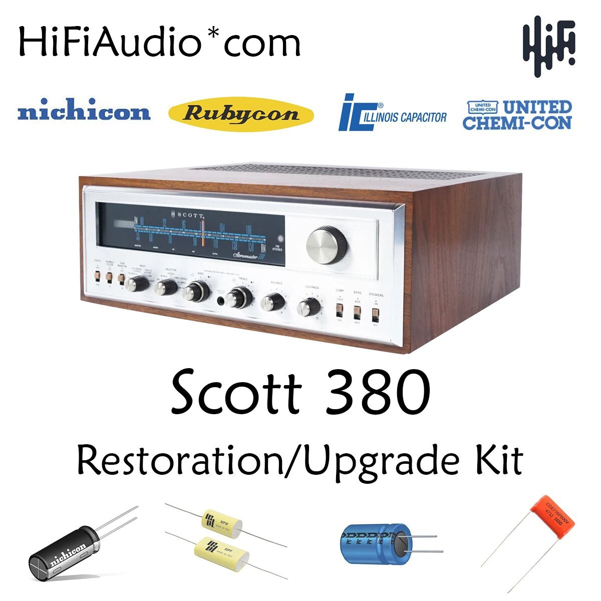 Scott 380 vintage audio equipment - eBay listing photo 3