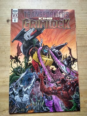 IDW Transformers King Grimlock issue 3 Cover RI 1:10 Variant