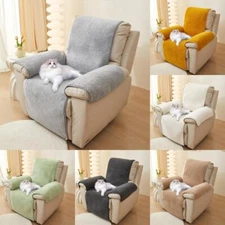 82"x22" Ultra Soft Warm Sofa Chair Cover Fluffy Fleece Recliner Chair Protector