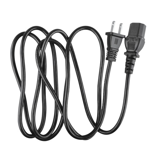UL 2-Prong AC Power Cord for Polk DSW PRO 440 550 660 MicroPRO 1000 Subwoofers - Picture 3 of 4
