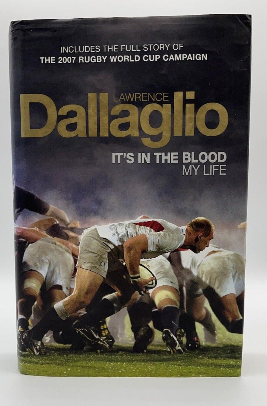 It's in the Blood My Life By Lawrence Dallaglio Hardcover Book Rugby Union