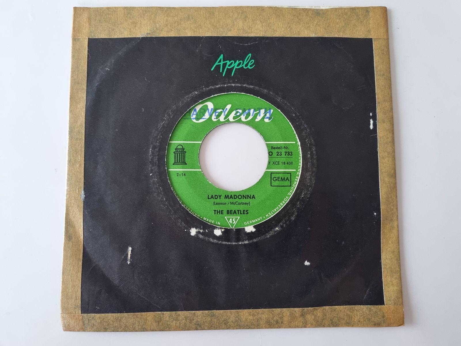7"" Single The Beatles - Lady Madonna Vinyl Germany