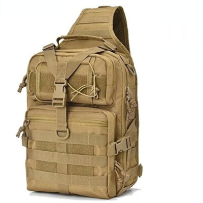 Sac Bandoulière Tactique 20L Pour Hommes - Nylon, étanche, Avec Système MOLLE, Réglable, Idéal Randonnée, Camping, Voyage
