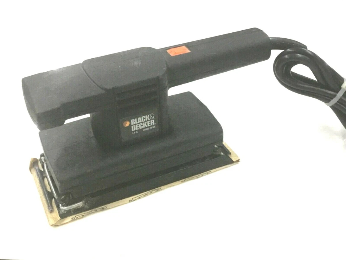 Black and on sale decker finishing sander