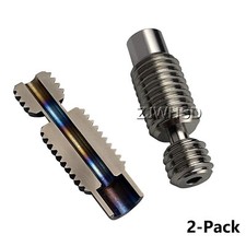 2 Ti tanium Super Smooth 3D Printer V6 Heatbreak Extruder 1.75mm HighPrecision
