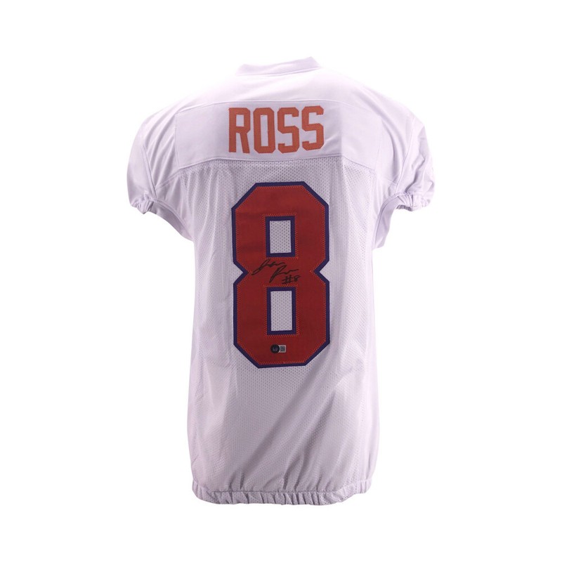 Justyn Ross Signed Clemson Tiger Jersey (Beckett COA) 2021 Senior Wide Receiver 