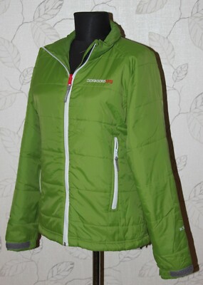 Didriksons 1913 Storm System womens green active wear outdoor jacket Size 38