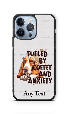 Fueled by Coffee & Anxiety Phone Case For iPhone 15 14 Samsung A32 Google 7 8
