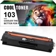 1PK MLT-D103L Black Toner Cartridge fits for Samsung ML-2950ND ML-2955DW SCX4729
