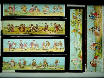 LOT DE PHOTOS sur plaques en verre - lanterne magique - positif - Début 1900 EUR 57,50 - FR
