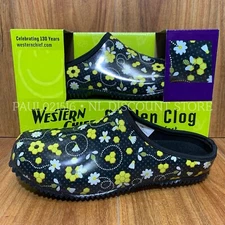 WESTERN CHIEF Women's Garden Classic Clog Rain Shoes (Bees) ~ Various Sizes