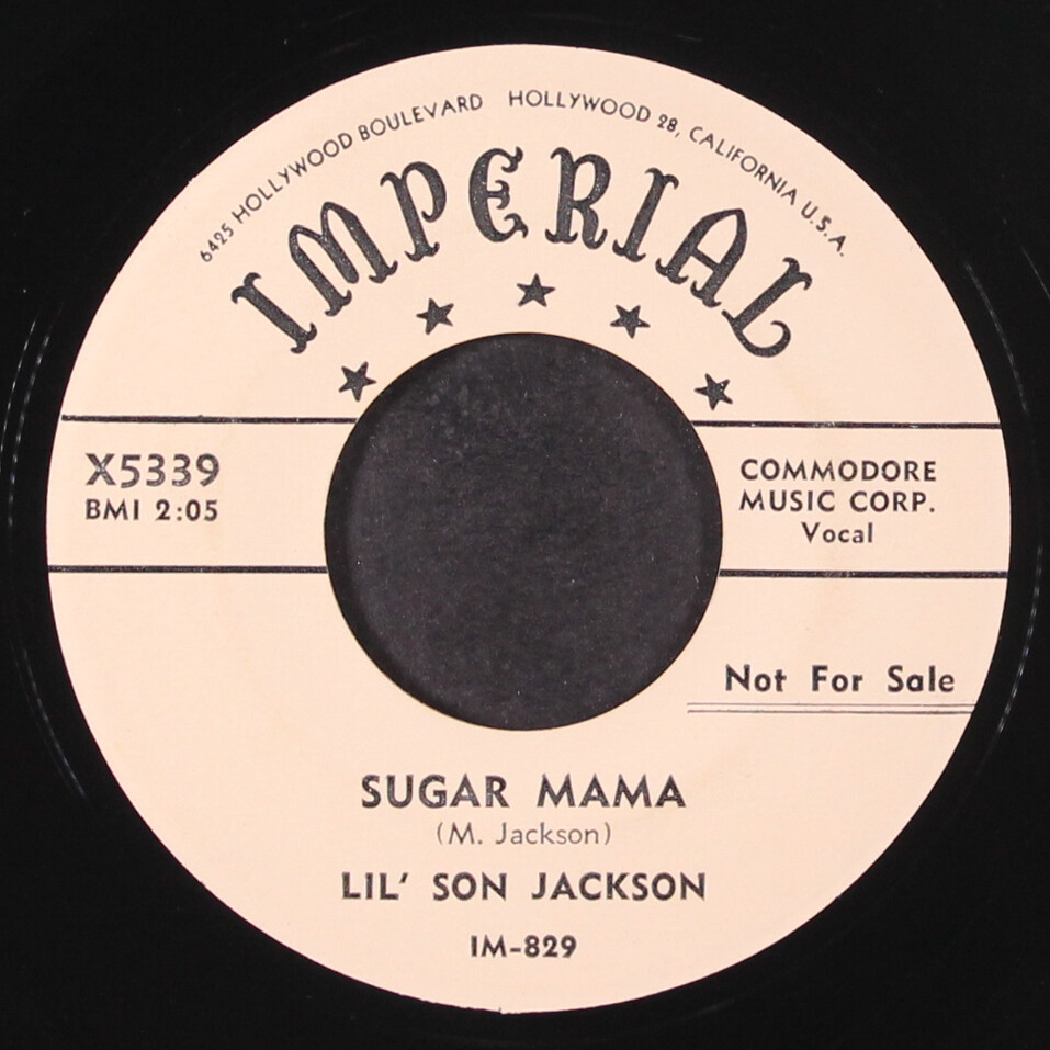 LIL' SON JACKSON: messin' up / sugar mama IMPERIAL 7