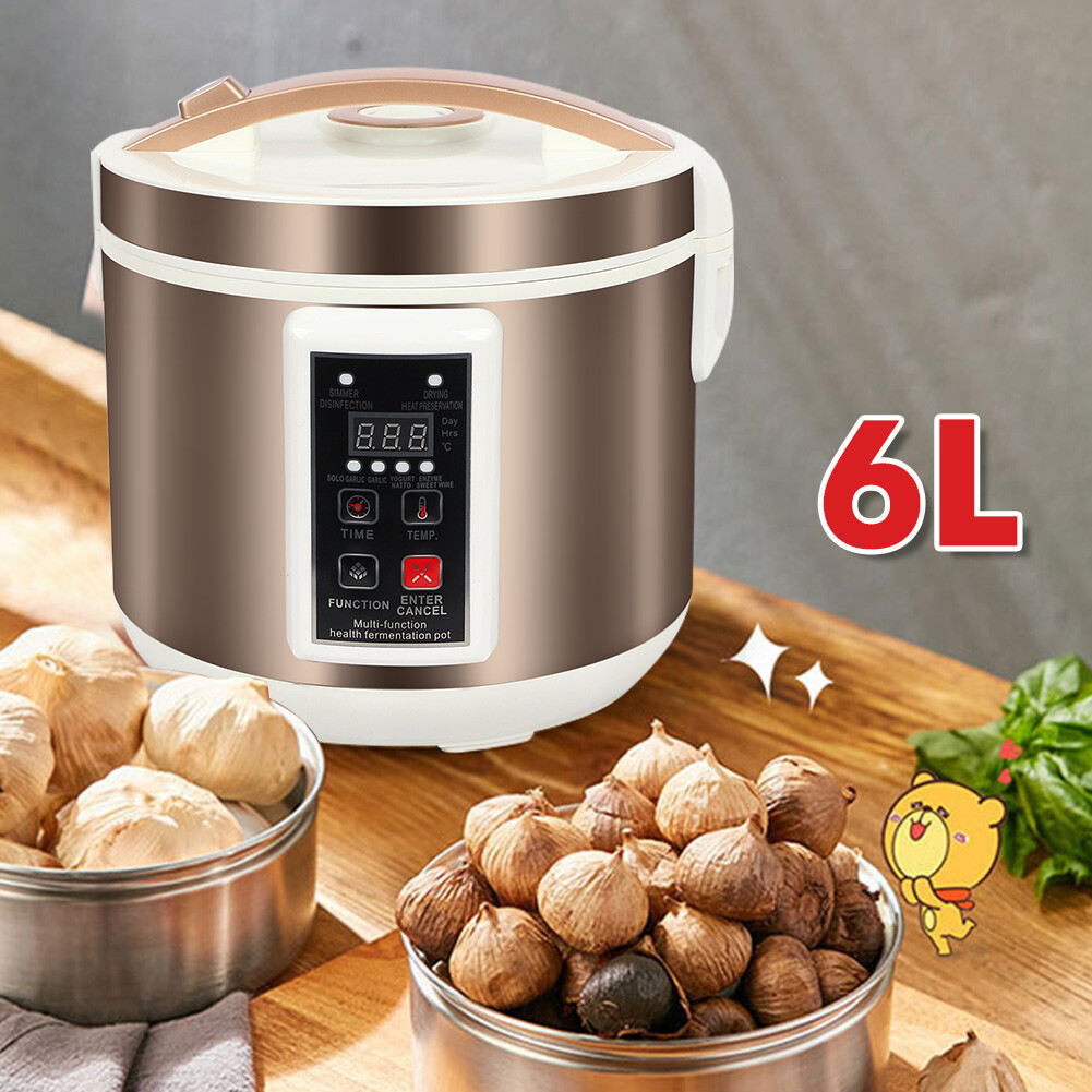 6L Black Garlic Fermenter Full Automatic Garlics Maker Multi Clove