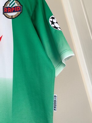 SK RAPID WIEN 1996/1997/1998 HOME FOOTBALL SHIRT DIADORA #6