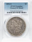 1892 S Morgan Silver Dollar $1 PCGS XF Details (934)