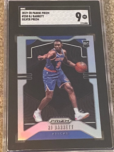 2019-20 Panini Prizm RJ Barrett #250 SILVER PRIZM RC ROOKIE CARD SGC 9 MINT 🔥