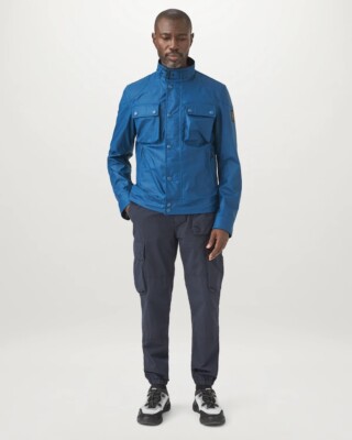 BELSTAFF TONAL RACEMASTER WAXED COTTON JACKET IN FORWARD