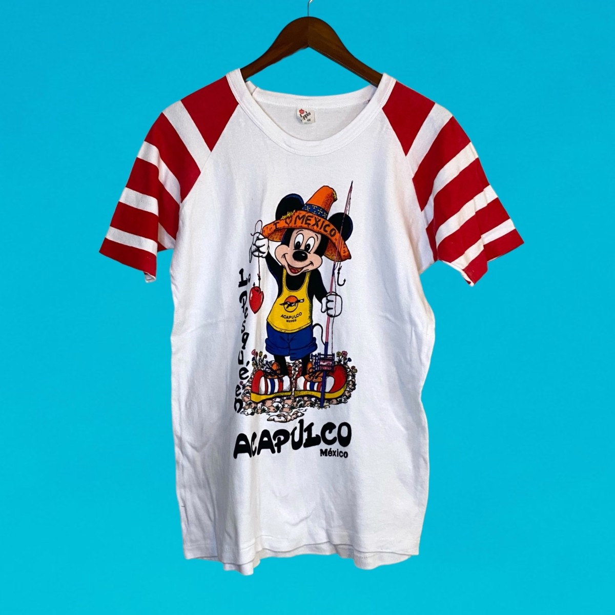 Rare Vintage Mickey Mouse Bootleg Acapulco Mexico Souvenir Single 