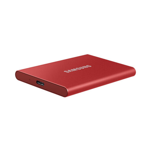 Samsung 1TB Portable SSD T7 USB3.2Metallic Red MU-PC1T0R - Picture 3 of 6