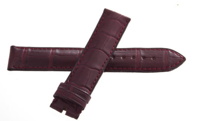 Chronoswiss 18mm x 18mm Burgundy Alligator Leather Watch Band CL