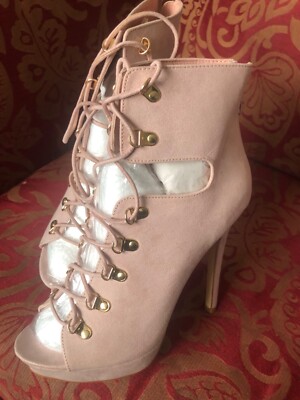Shoe dazzle Dress Sandal, Bindu Blush Size 9