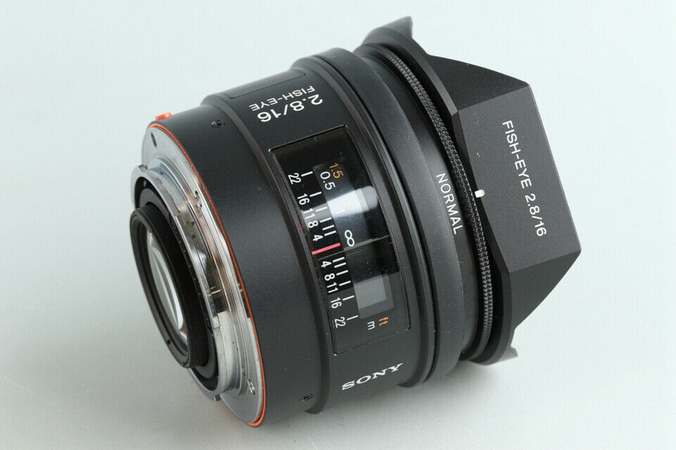 Sony 16mm F/2.8 Fish-Eye Lens for Sony AF #33186 G1 | eBay Sony 16mm F/2.8 Fish-Eye Lens for Sony AF #33186 G1 | eBay