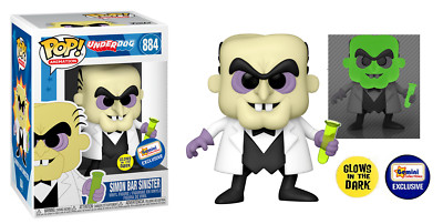 Funko Pop Underdog SIMON BAR SINISTER Glow in the Dark Zwillinge exklusiv 52086