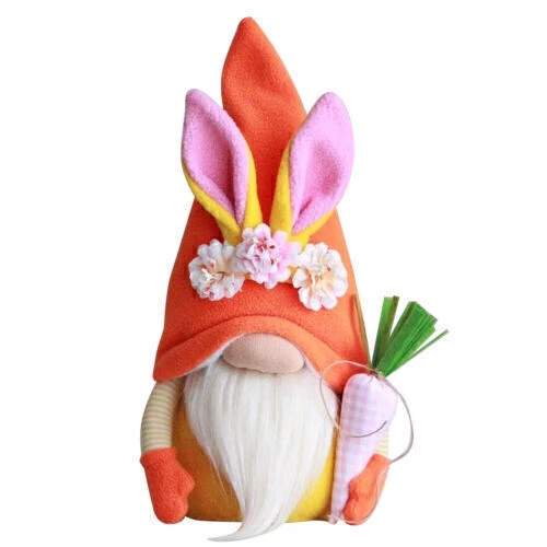 UK Easter Bunny Gnome Plush Doll Dwarf Decoration Spring Gnomes Stuffed Toy Gift - Picture 11 of 14