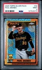 PAUL SKENES 2025 TOPPS 1990 SILVER PACK CHROME BASEBALL CARD #T90C-32 PSA 9 MINT
