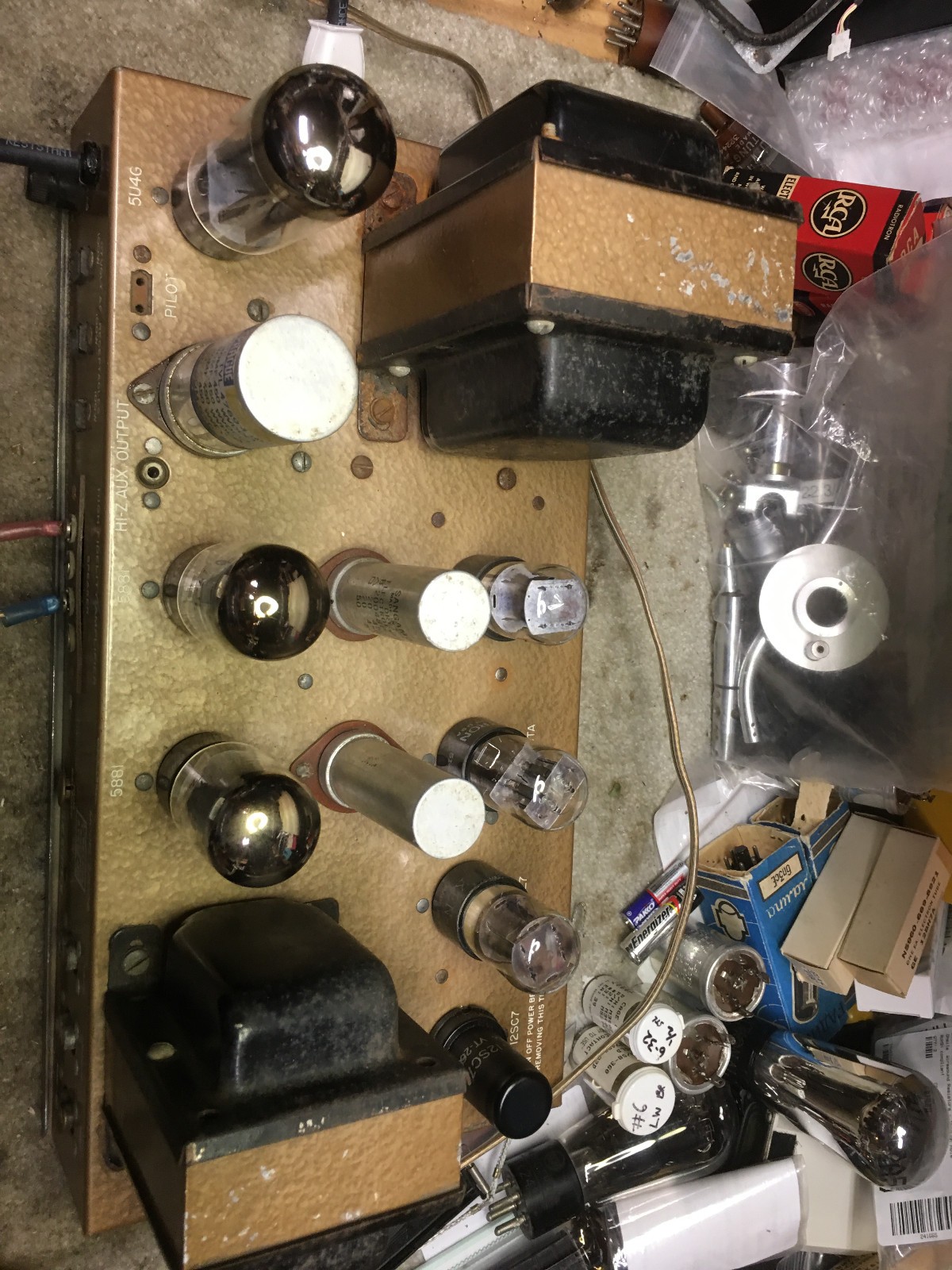 Bell 2200B mono integrated tube amp, restored