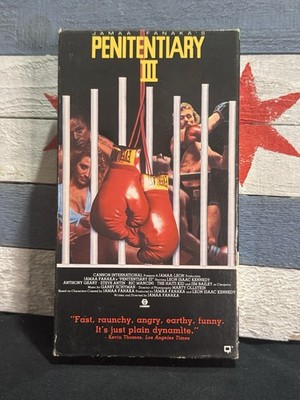 Penitentiary III 3  (VHS, 1987) Rare Action Crime Prison Boxing Sleaze HTF OOP