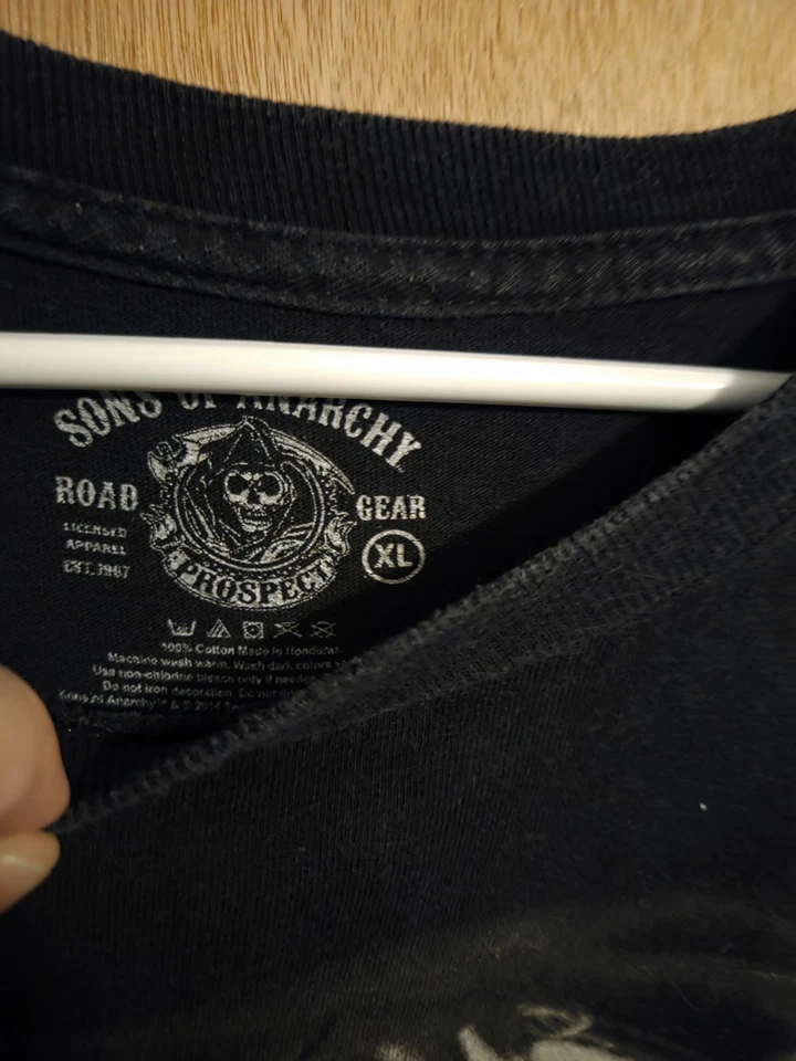Sons Of Anarchy Tv Promo Shirt Size Xl Soa Smoke - Image 2 of 3