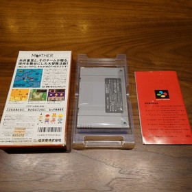 Box and manual included. Super Famicom SFC MOTHER 2 Nintendo Tested and working.