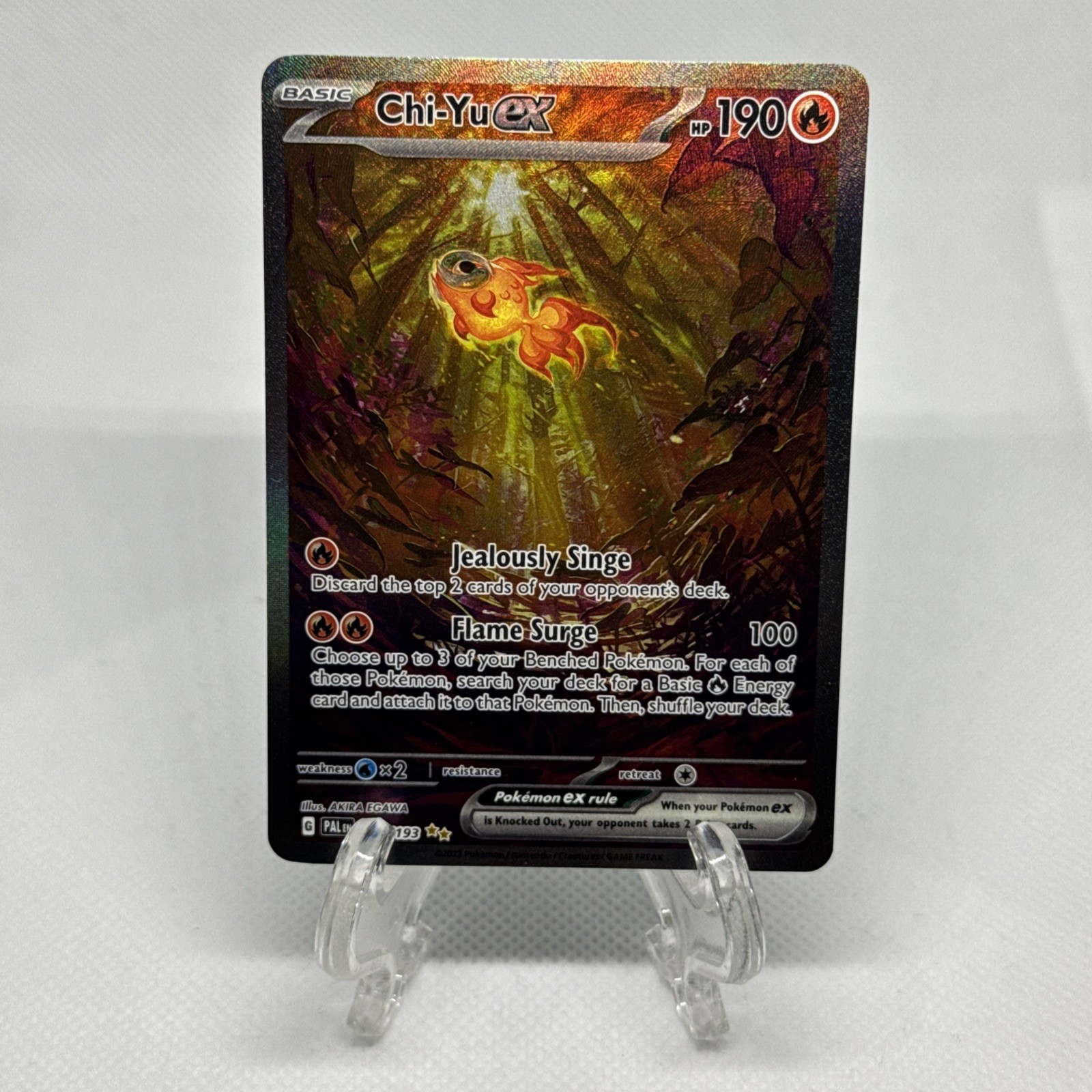 Chi-Yu ex - 259/193 Paldea Evolved Special Illustration Pokemon - NM