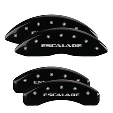 Mgp 35015sescbk Black Front Rear Caliper Covers For 2007-2020 Cadillac Escalade