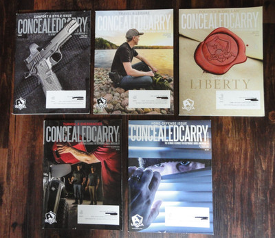 Concealed Carry Magazine USCCA 2024 Lot of 5 Very Good Condition April thru Oct