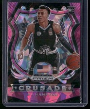 2020 Panini Prizm Draft Picks Collegiate #93 RJ Hampton Pink Ice