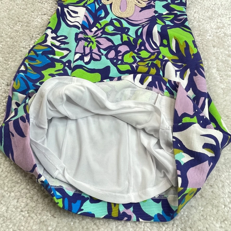 Vestido Lilly Pulitzer Janice Azul Púrpura Pasarela Mujer Mediano Foto 4 de 4