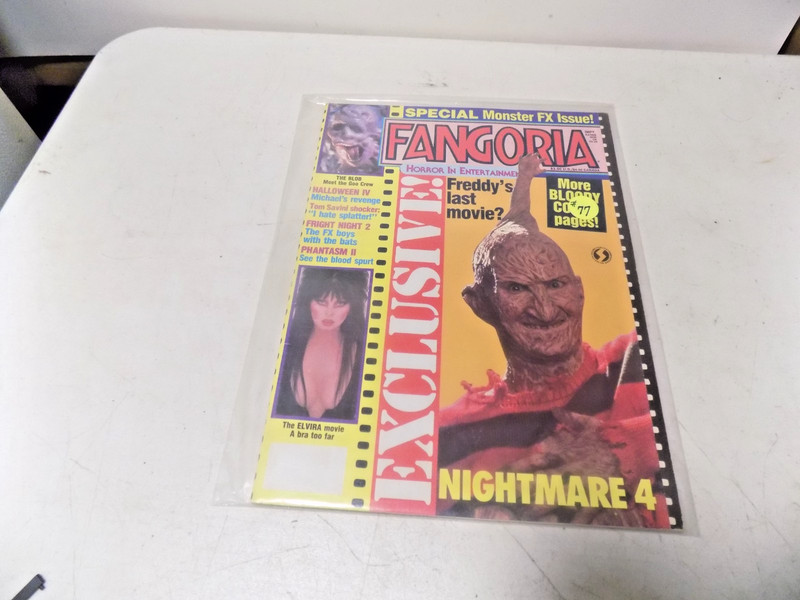 Fangoria 77 September 1988 Nightmare 4/Fright Night 2/The Blob/Phantasm ELVIRA