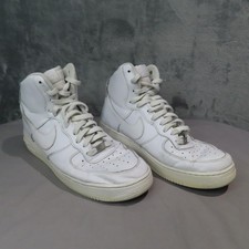 Nike Air Force 1 High Shoes Mens Size 12 White Leather CW2290-111 Sneakers