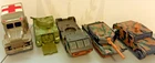 Lot 5 Vintage Military Diecast Vehicles Corgi WC54 Ambulance Hot Wheels Matchbox