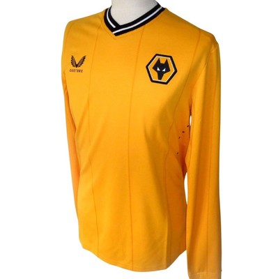 WOLVERHAMPTON WANDERERS Castore LS Home Pro Shirt 23-24 NEW Mens