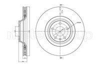 2X Metelli Bremsscheibe 23-0868C FüR Audi