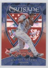 2018 Panini Chronicles Crusade Blue Ice Prizm 111/149 Rafael Devers #10 nd3