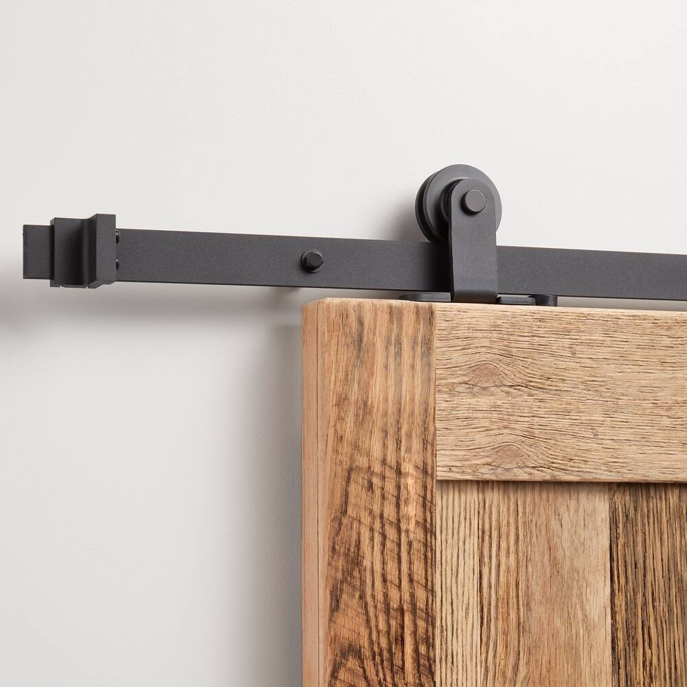 Miseno MBDH0305X78BK 78-34 Standard Wheel Top Mount Barn Door Hardware Kit 20490₽