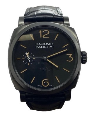 Panerai Radiomir 1940 47mm Black DLC Case Black Dial Manual Wind Box Papers