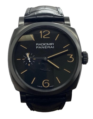 Panerai Radiomir 1940 47mm Black DLC Case Black Dial Manual Wind Box Papers