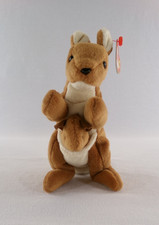 Ty Beanie Baby Pouch the Kangaroo MWMT 1996 Retired Style 4161